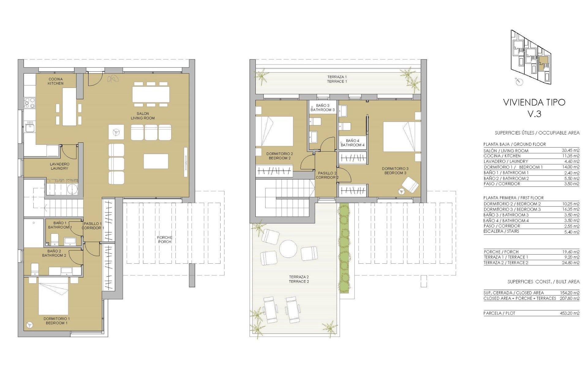 New build villas on Lo Romero Golf, Pilar de la Horadada