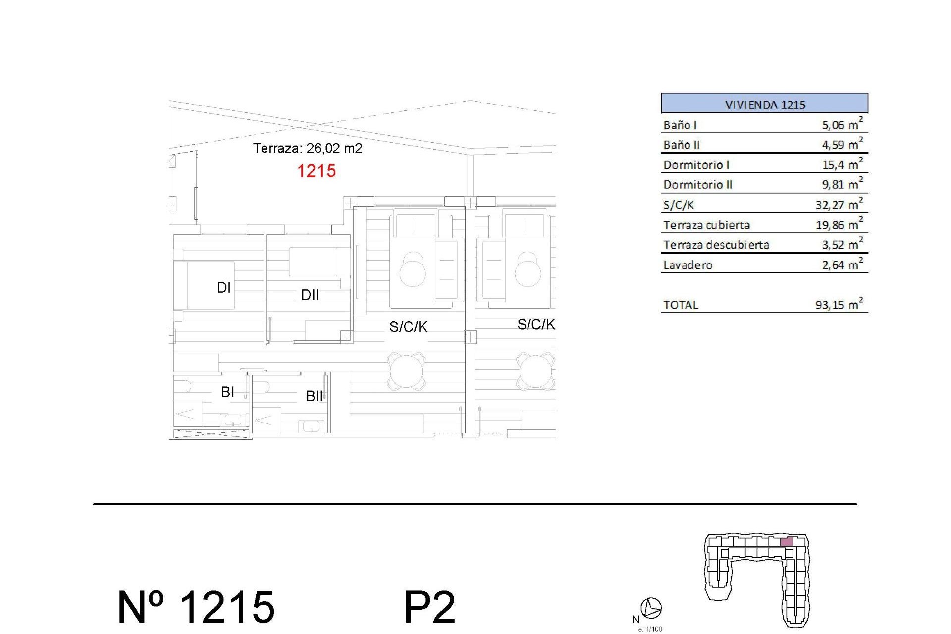 New development with apartments in San Miguel de Salinas