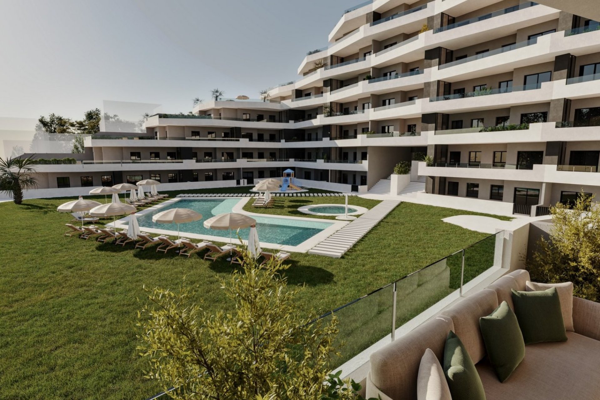 New development with apartments in San Miguel de Salinas