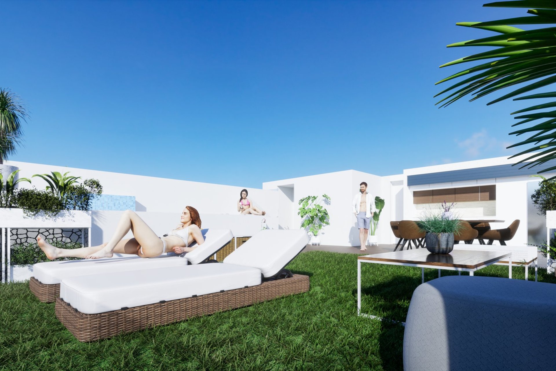 Newly built apartment in Benijófar with 2 bedrooms, swimming pool, and close to golf course