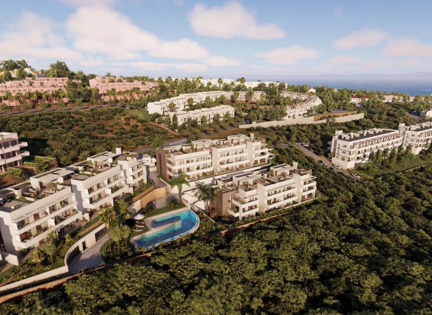 Nieuwbouw appartement Manilva met zeezicht en zwembad