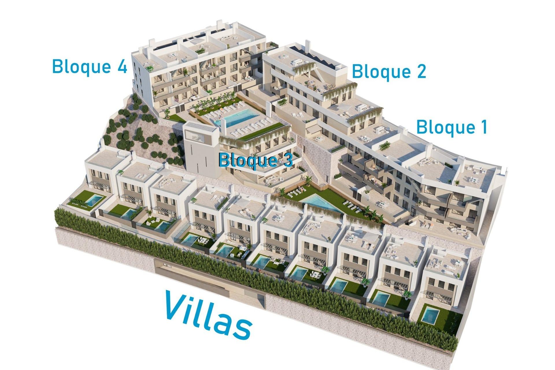 Nieuwbouw appartementen in Aguilas