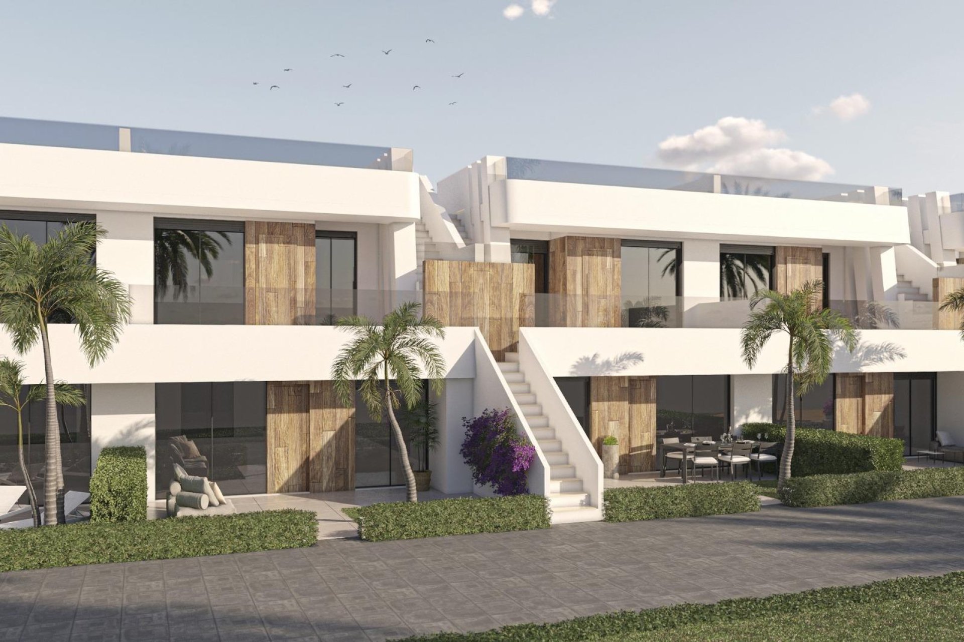 Nieuwbouw Bungalow Appartementen in Condado de Alhama Golfbaan