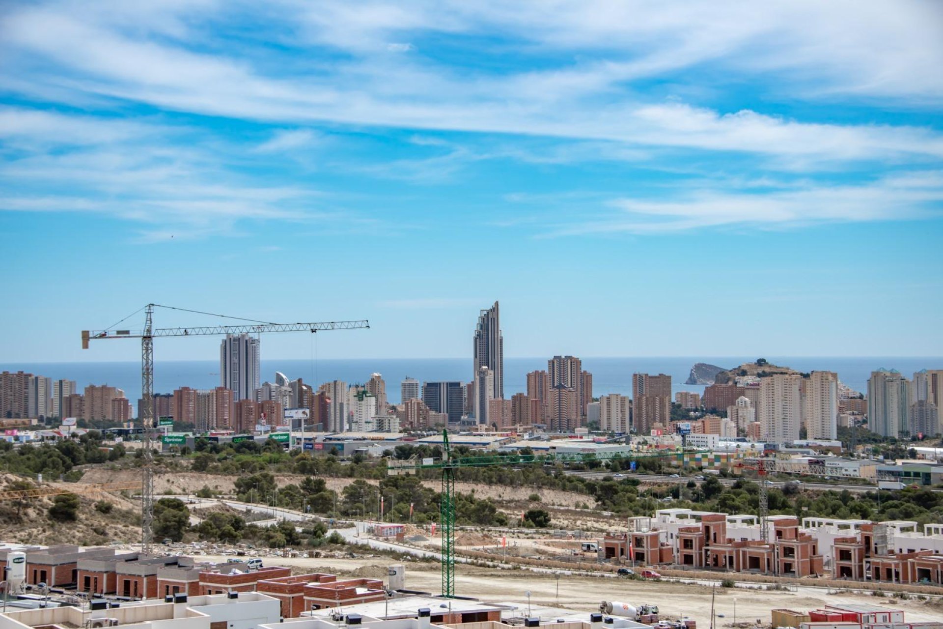 Nieuwbouw penthouse met zeezicht in Finestrat