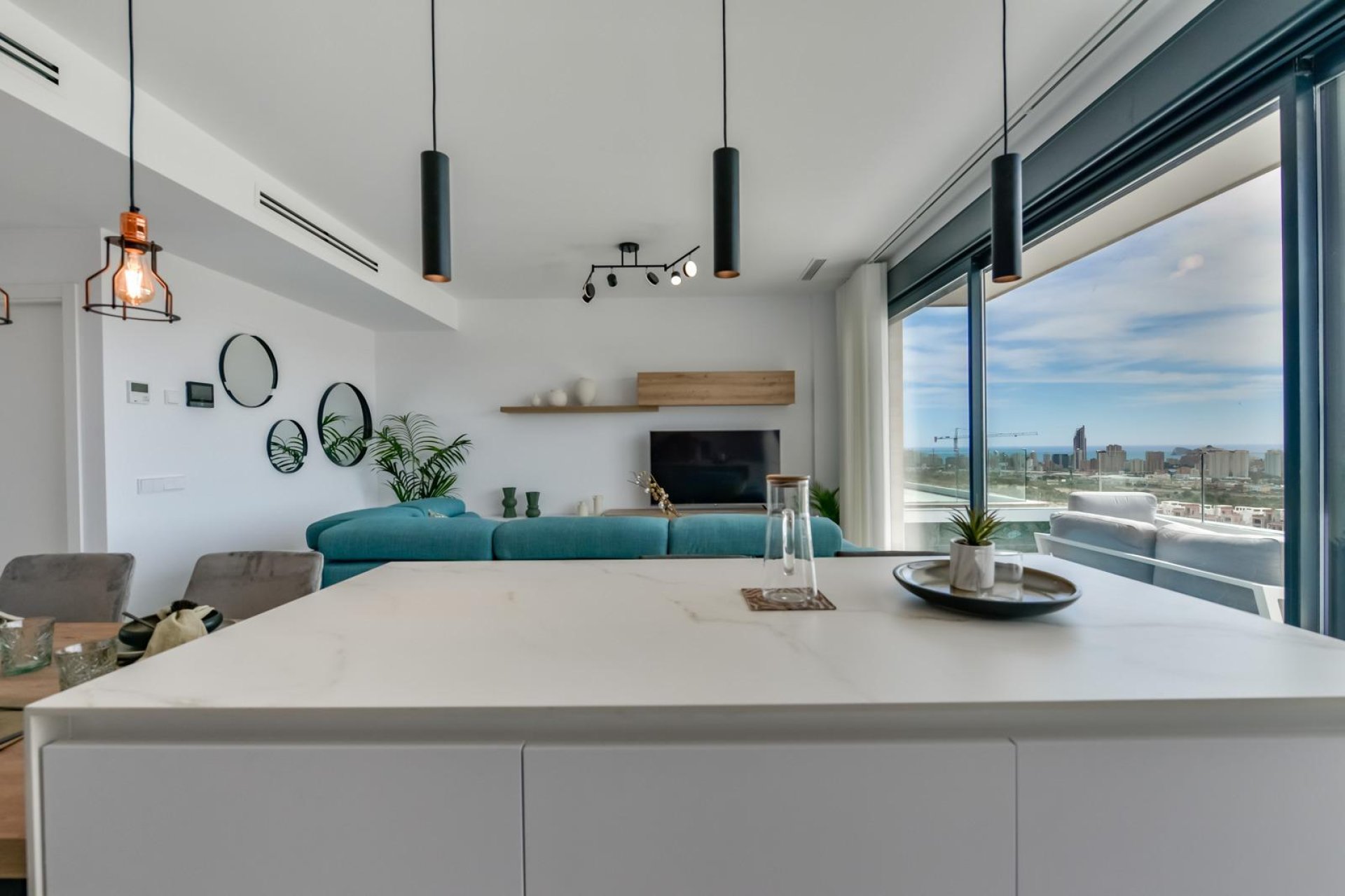 Nieuwbouw penthouse met zeezicht in Finestrat