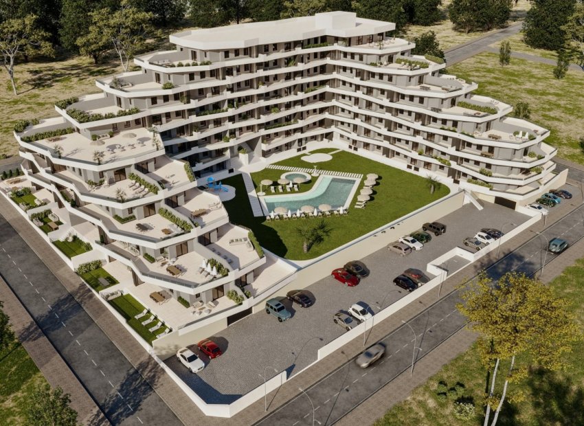 Nieuwbouw residentie met appartementen in San Miguel de Salinas