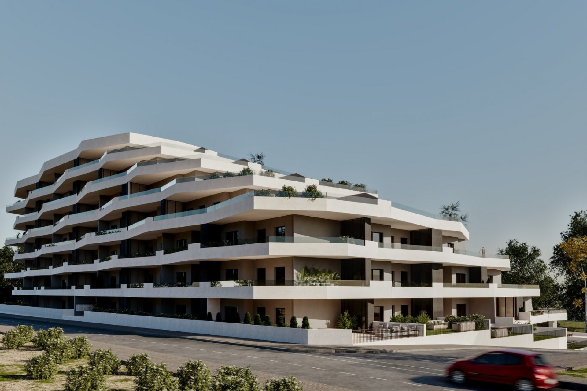 Nieuwbouw residentie met appartementen in San Miguel de Salinas