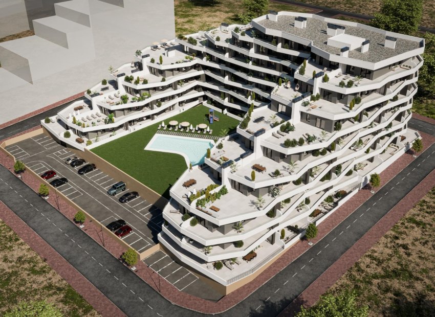 Nieuwbouw residentie met appartementen in San Miguel de Salinas