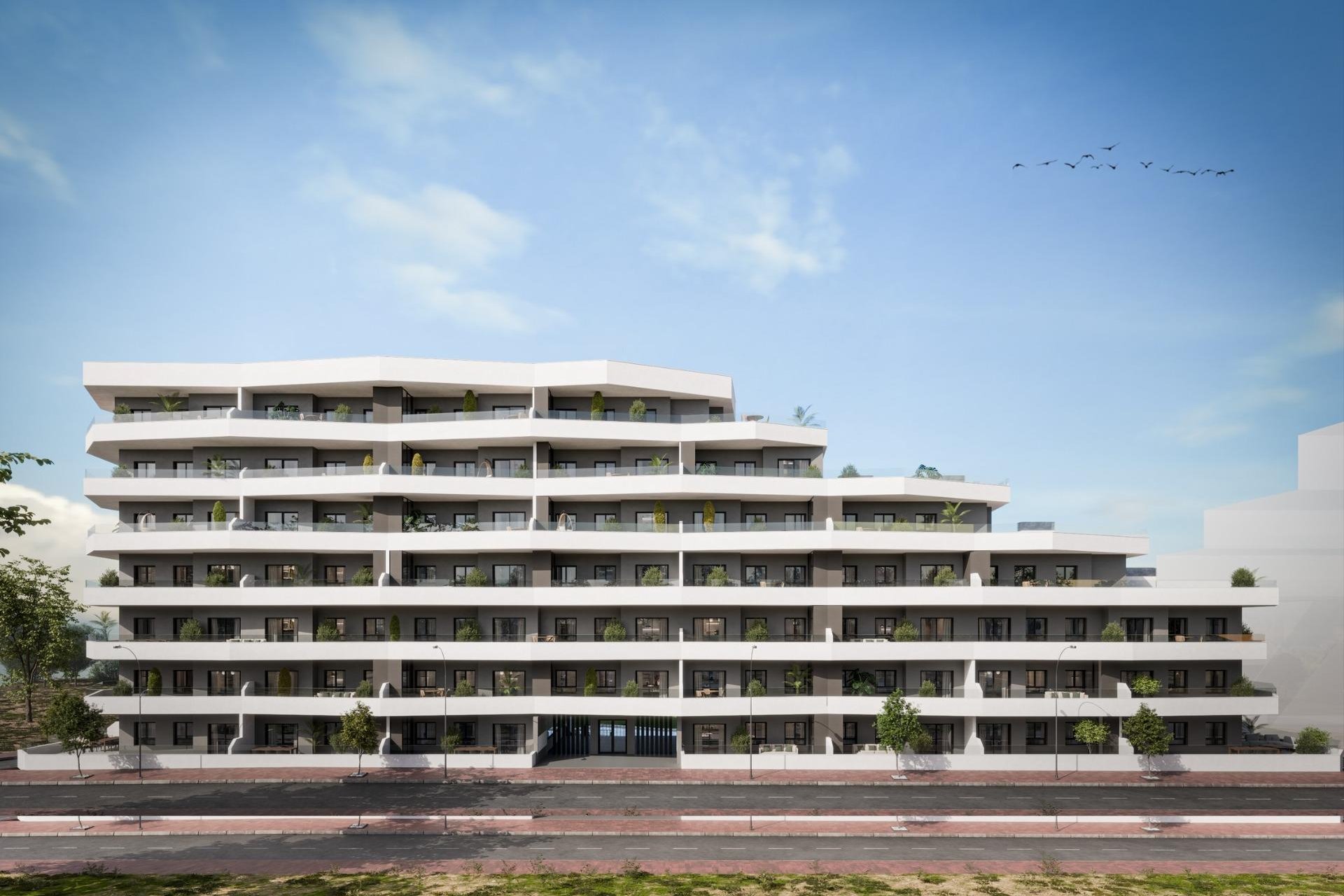 Nieuwbouw residentie met appartementen in San Miguel de Salinas