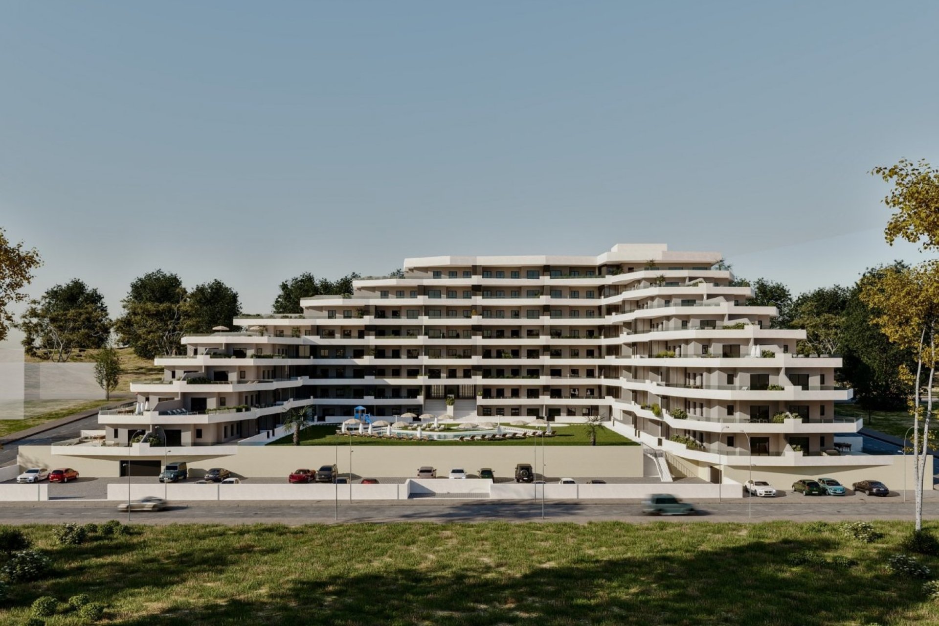 Nieuwbouw residentie met appartementen in San Miguel de Salinas