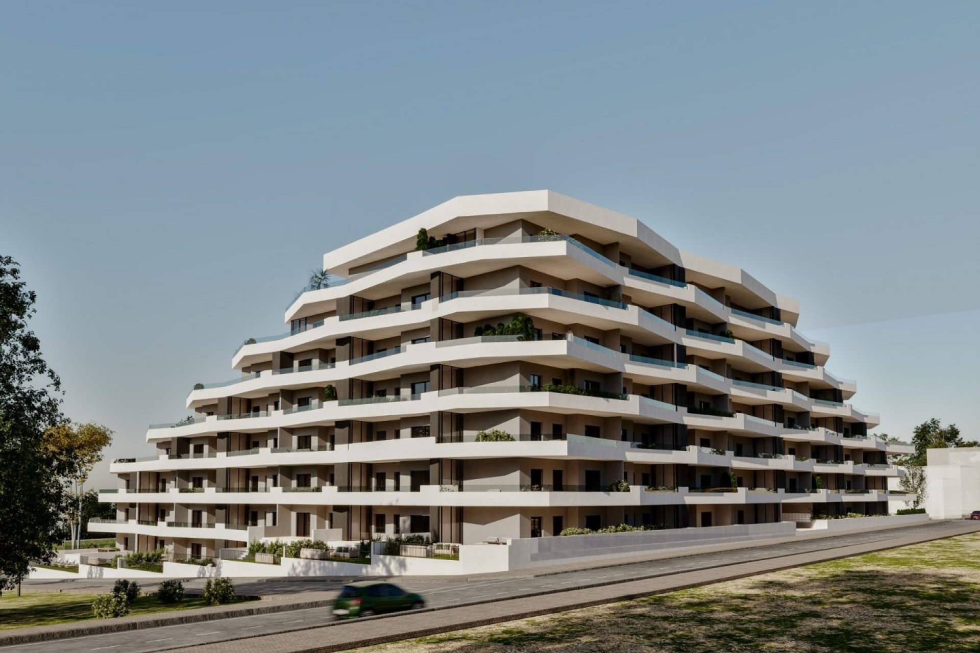 Nieuwbouw residentie met appartementen in San Miguel de Salinas