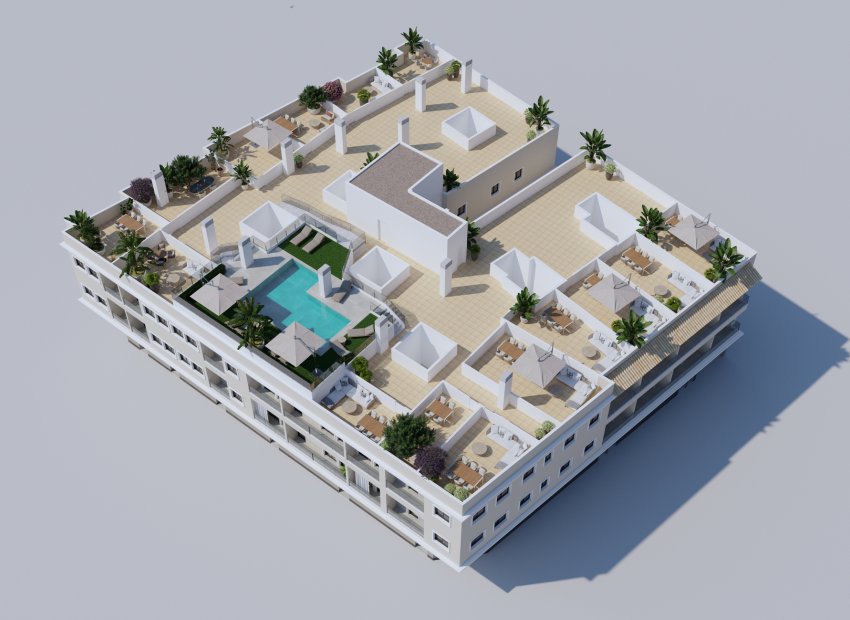 Nieuwbouw Woningen - Appartement -
Algorfa