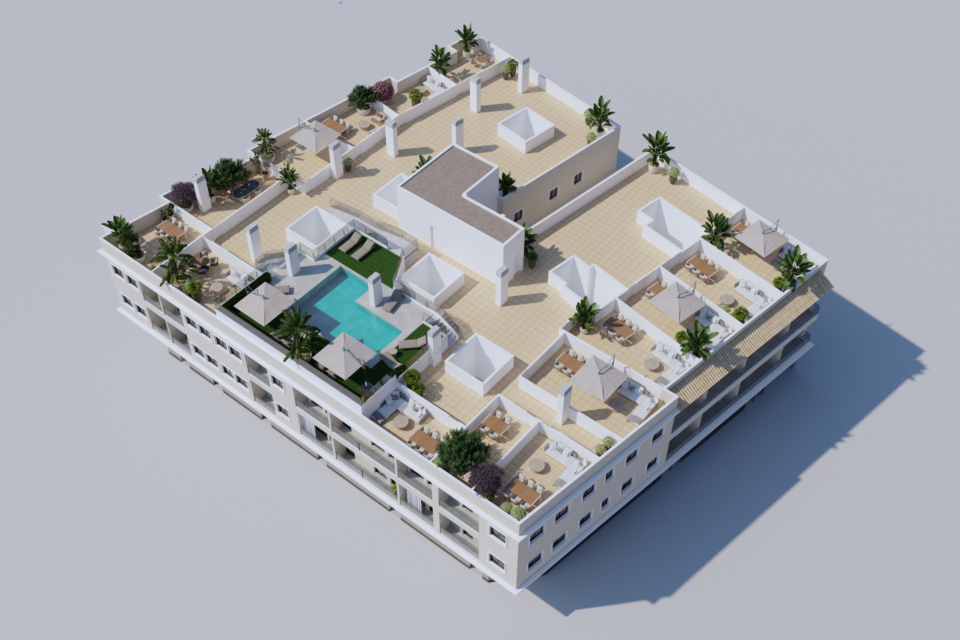 Nieuwbouw Woningen - Appartement - Begane grond -
Algorfa