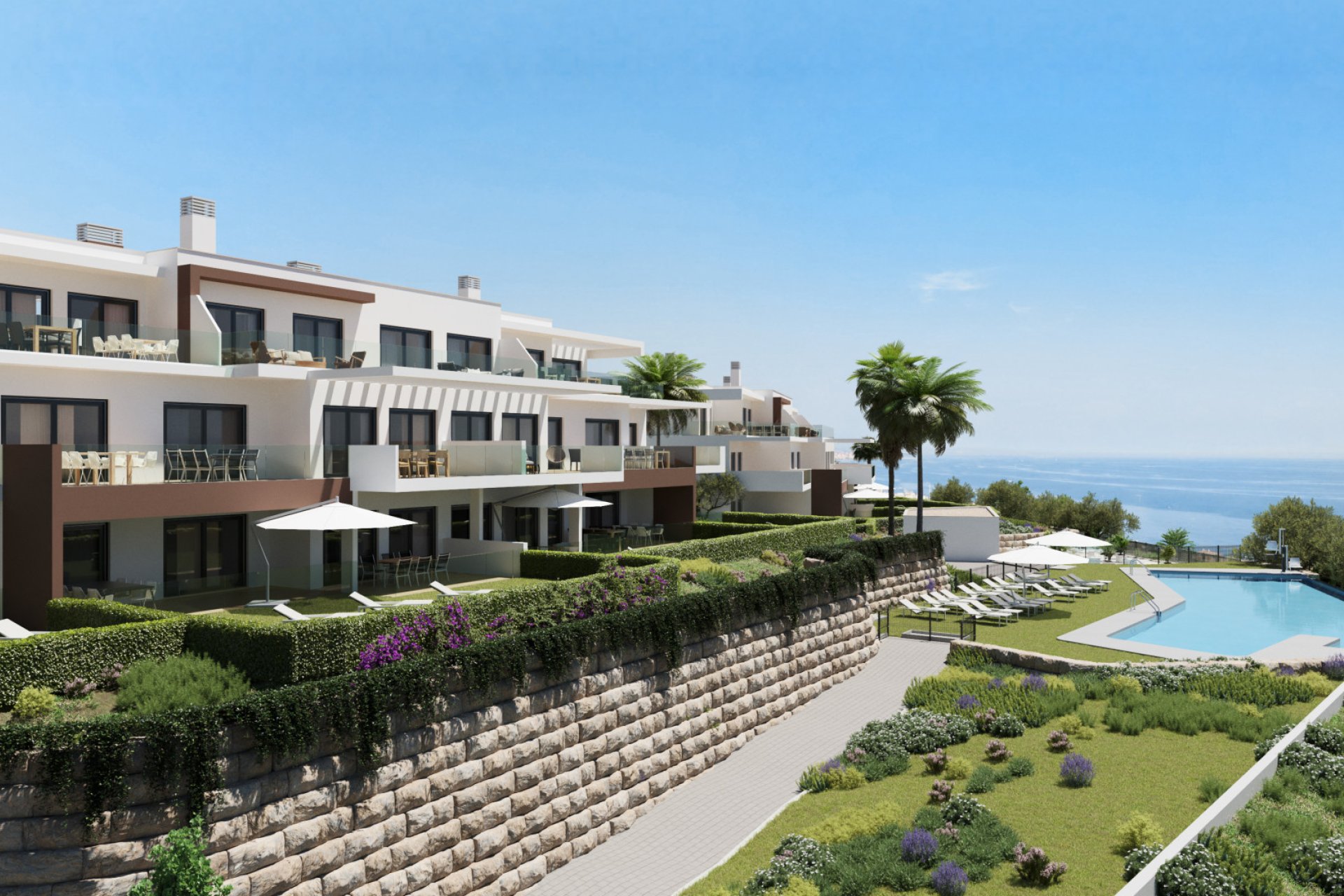 Nieuwbouw Woningen - Appartement - Begane grond -
Casares Costa