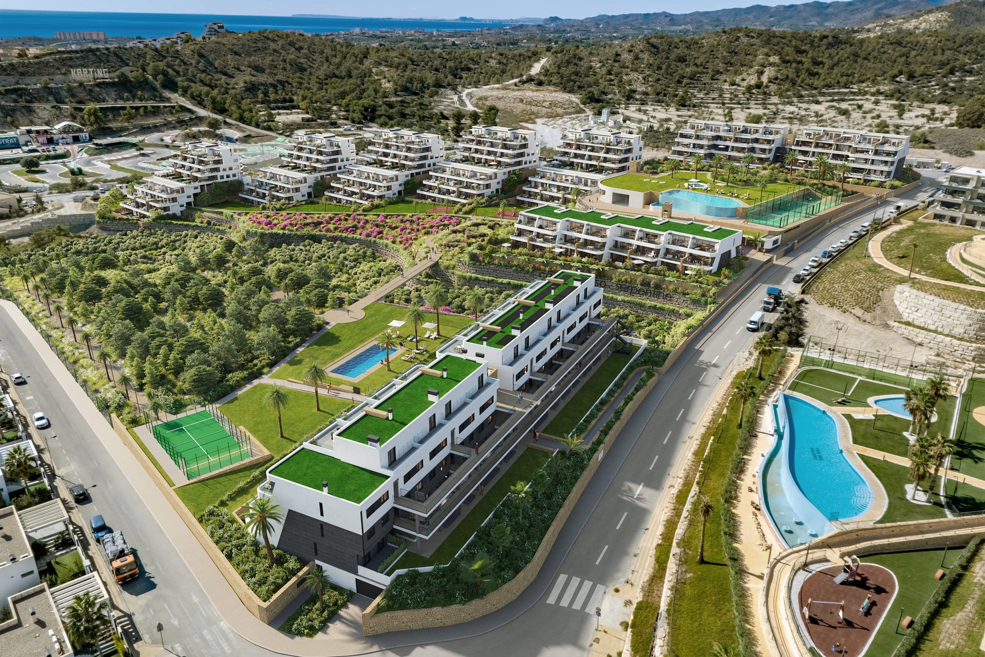 Nieuwbouw Woningen - Appartement - Begane grond -
Finestrat