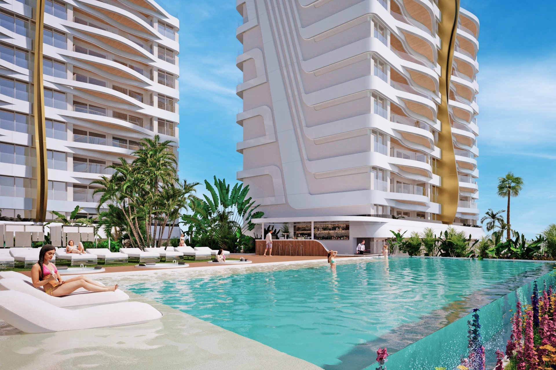Nieuwbouw Woningen - Appartement - Begane grond -
La Manga del Mar Menor - La Manga Del Mar Menor