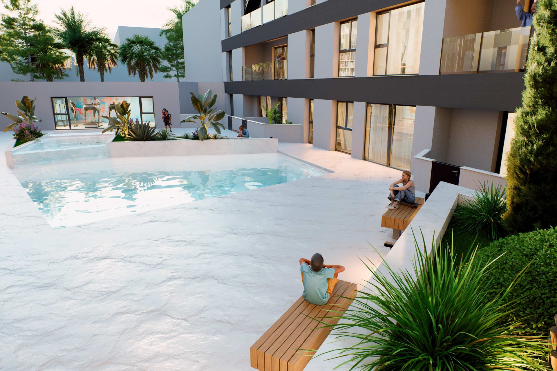 Nieuwbouw Woningen - Appartement - Begane grond -
Lo Pagan
