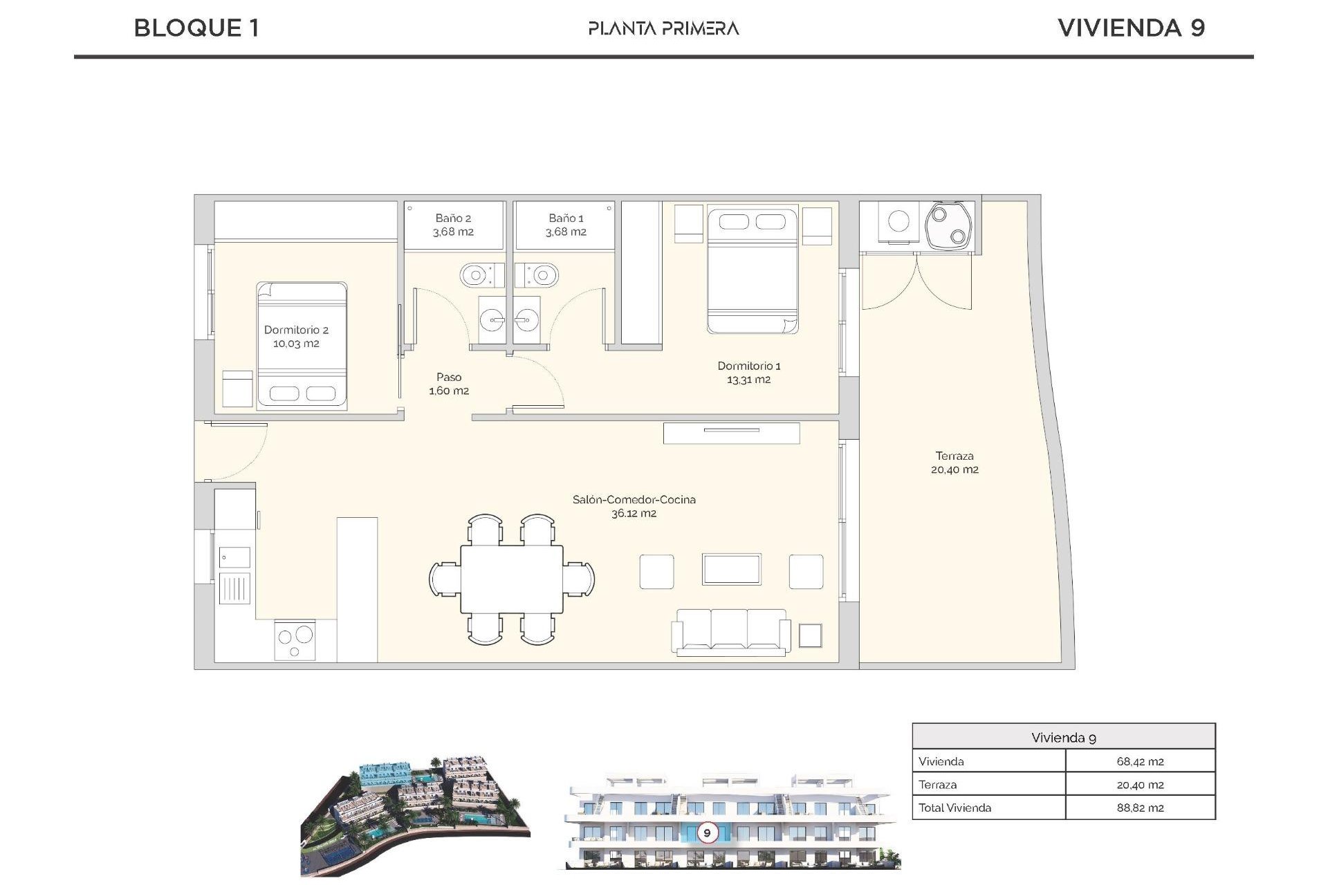 Nieuwbouw Woningen - Appartement -
Finestrat - Golf Piug Campana