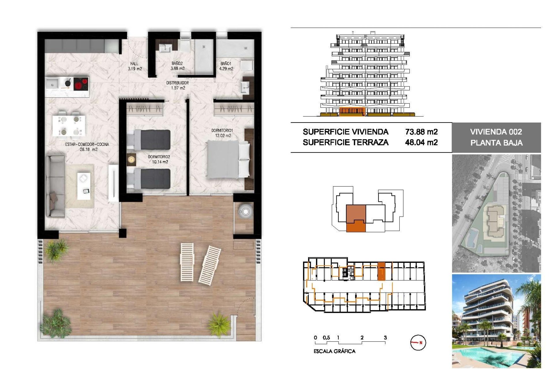 Nieuwbouw Woningen - Appartement -
Guardamar del Segura - Puerto