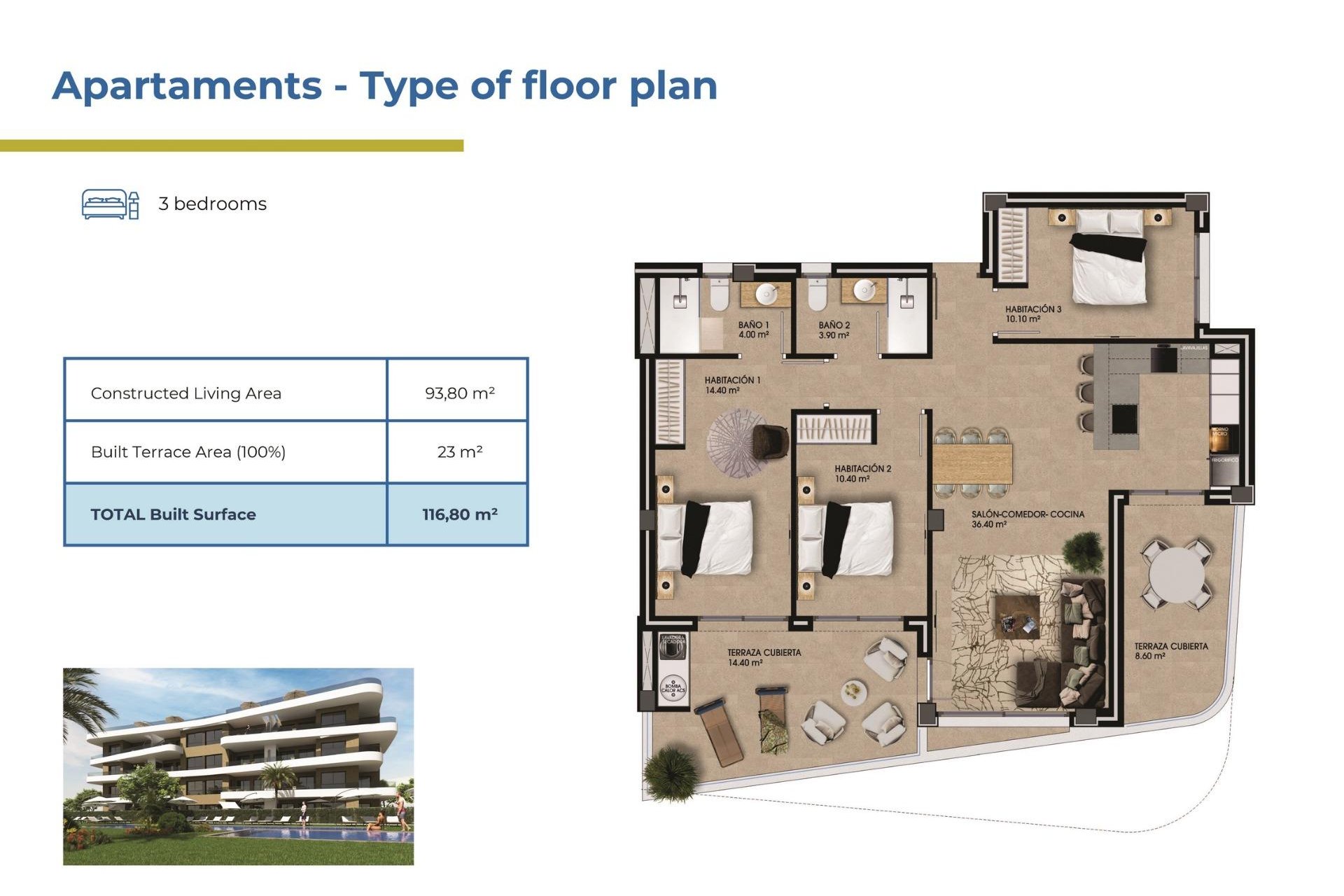 Nieuwbouw Woningen - Appartement -
Orihuela Costa - Punta Prima