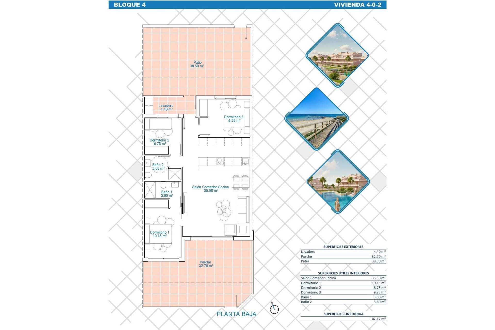 Nieuwbouw Woningen - Appartement -
Pilar de la Horadada - Lo Monte