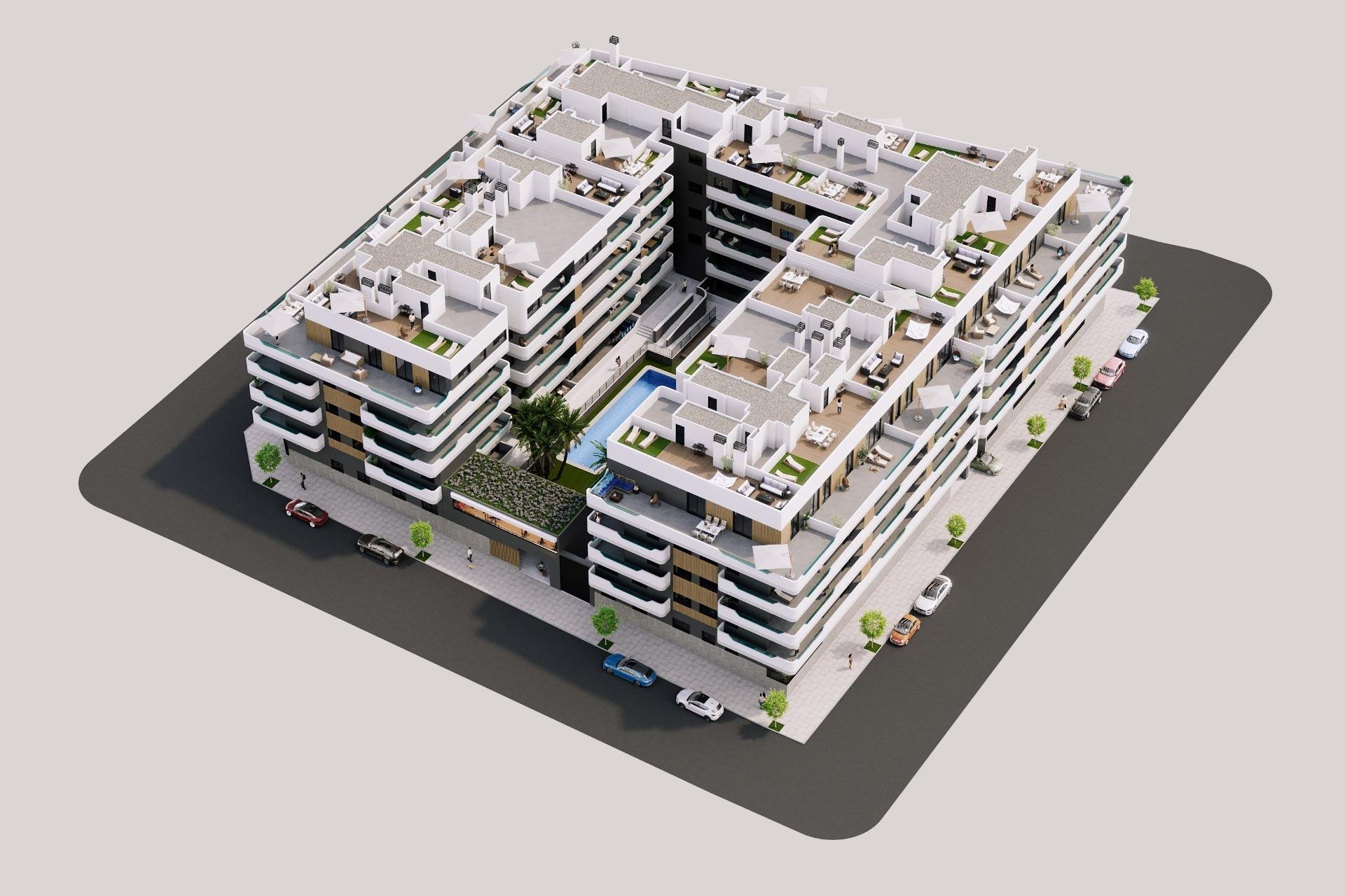 Nieuwbouw Woningen - Appartement -
Santa Pola - Eroski