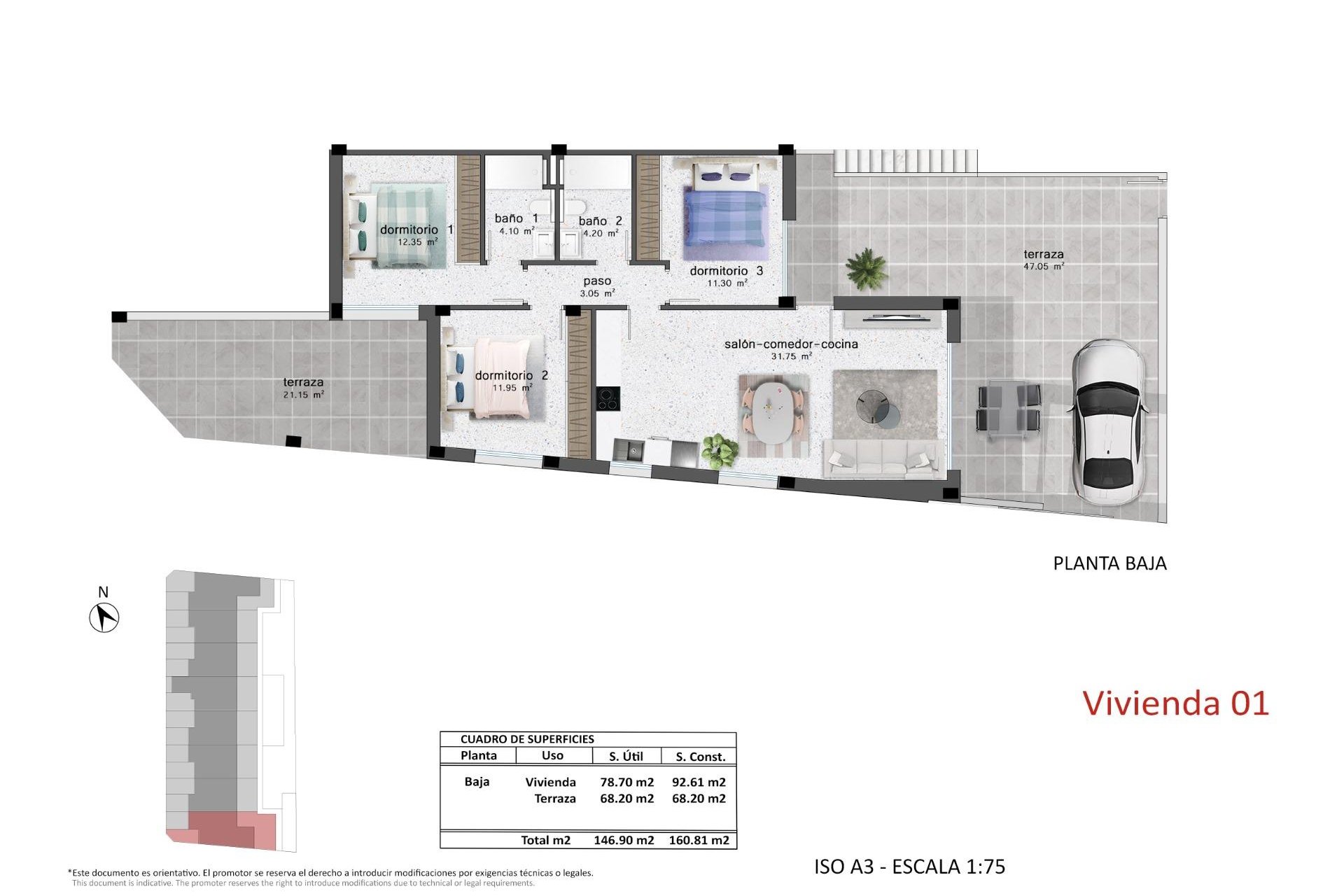 Nieuwbouw Woningen - Bungalow -
Pilar de la Horadada - Polígono Industrial Zona Raimundo Bened