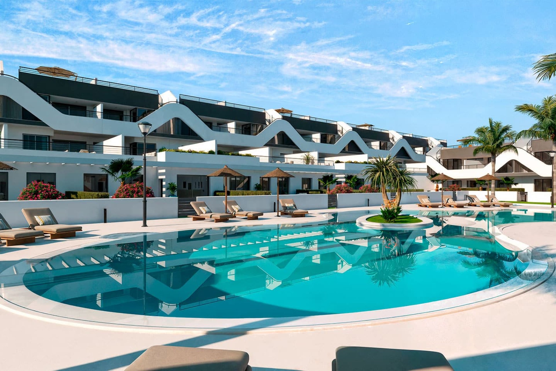 Nieuwbouw Woningen - Bungalow -Solarium -
Alfaz del Pi