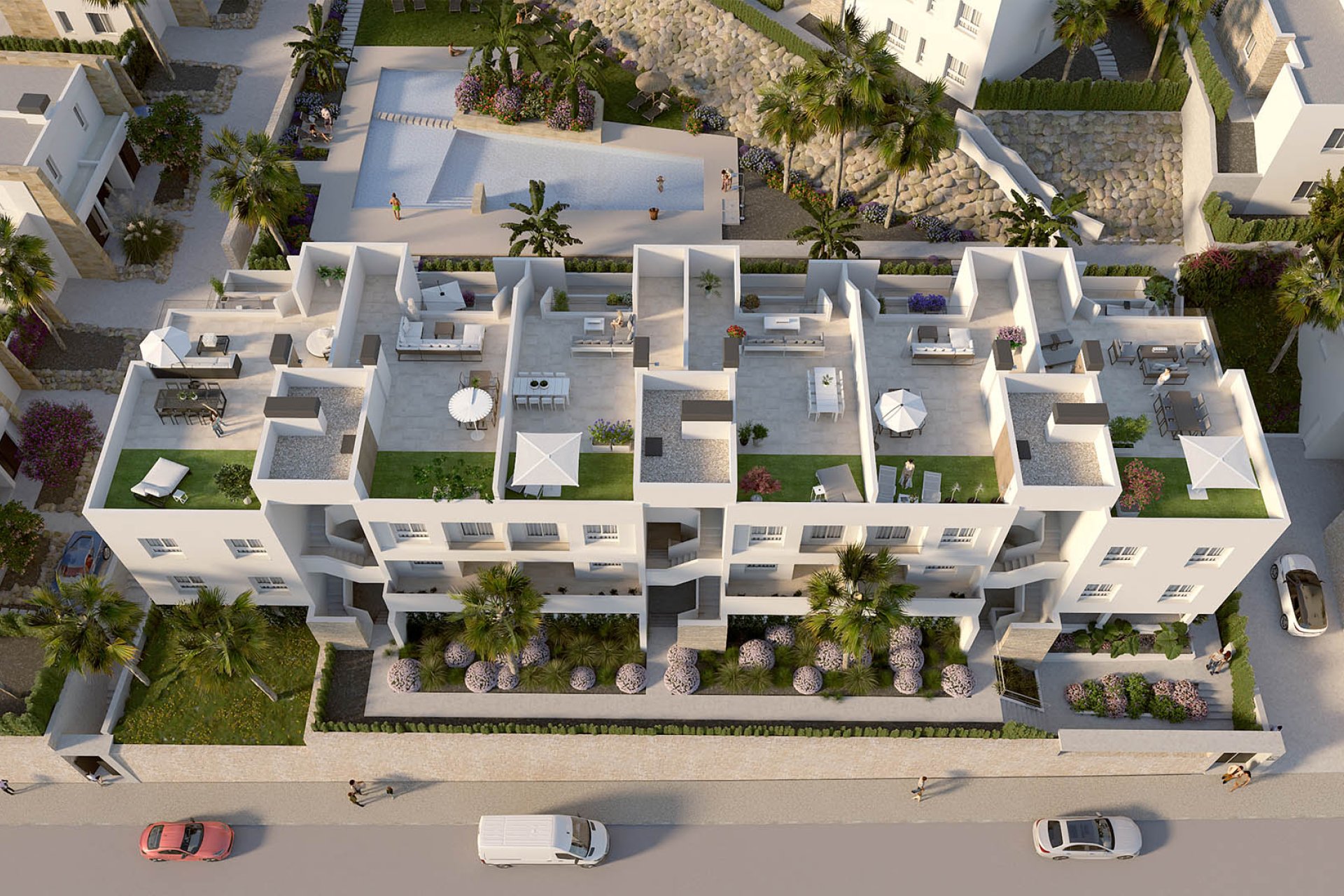 Nieuwbouw Woningen - Bungalow -Solarium -
Algorfa - La Finca Golf