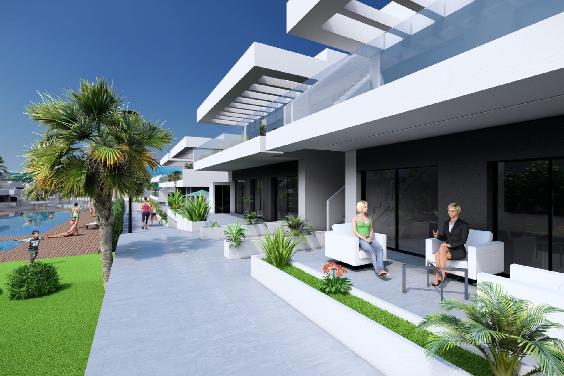 Nieuwbouw Woningen - Bungalow -Solarium -
Algorfa