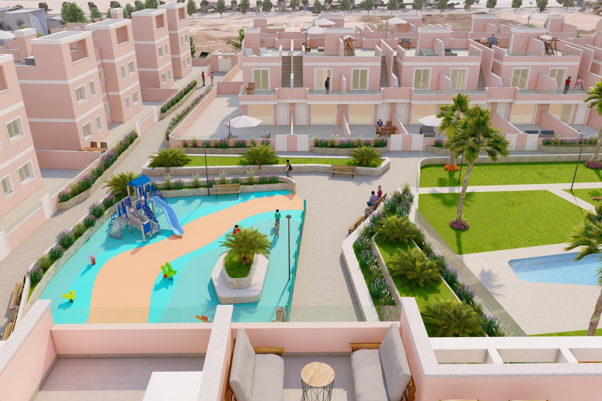 Nieuwbouw Woningen - Bungalow -Solarium -
Pilar de la Horadada