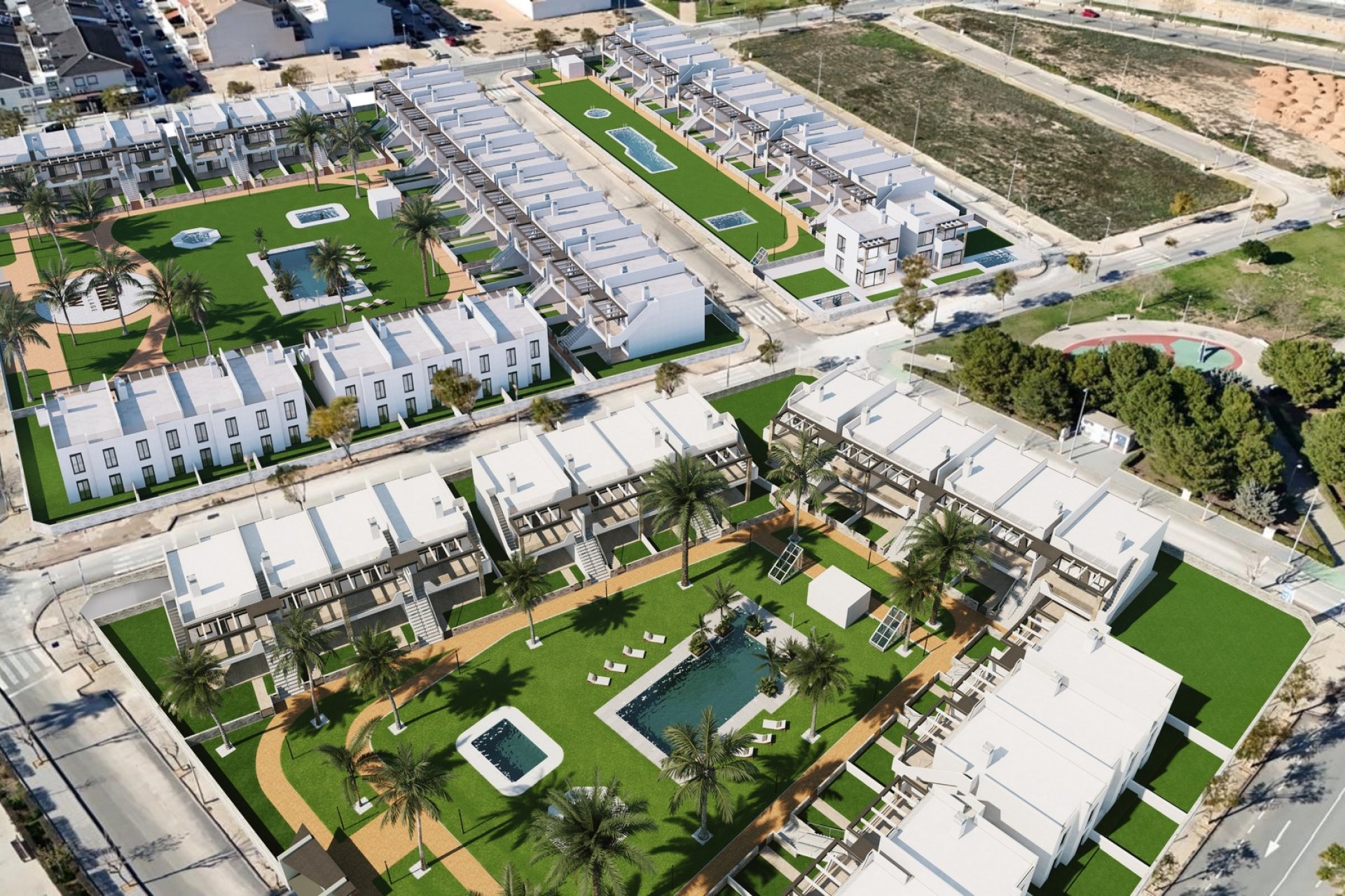 Nieuwbouw Woningen - Bungalow -Solarium -
Pilar de la Horadada