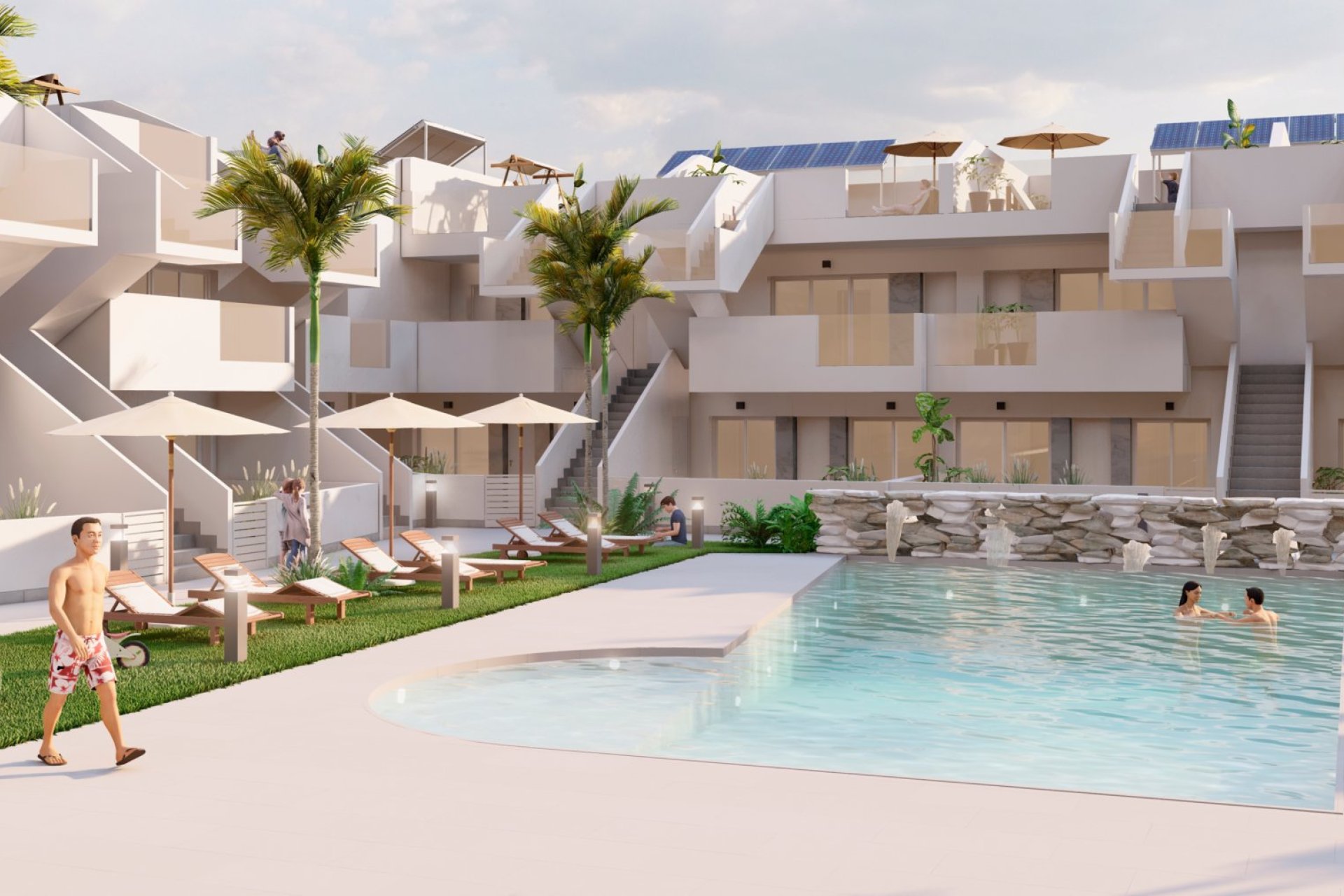 Nieuwbouw Woningen - Bungalow -Solarium -
Roldán