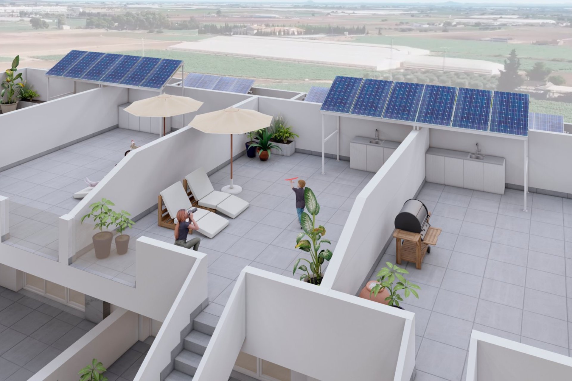 Nieuwbouw Woningen - Bungalow -Solarium -
Roldán