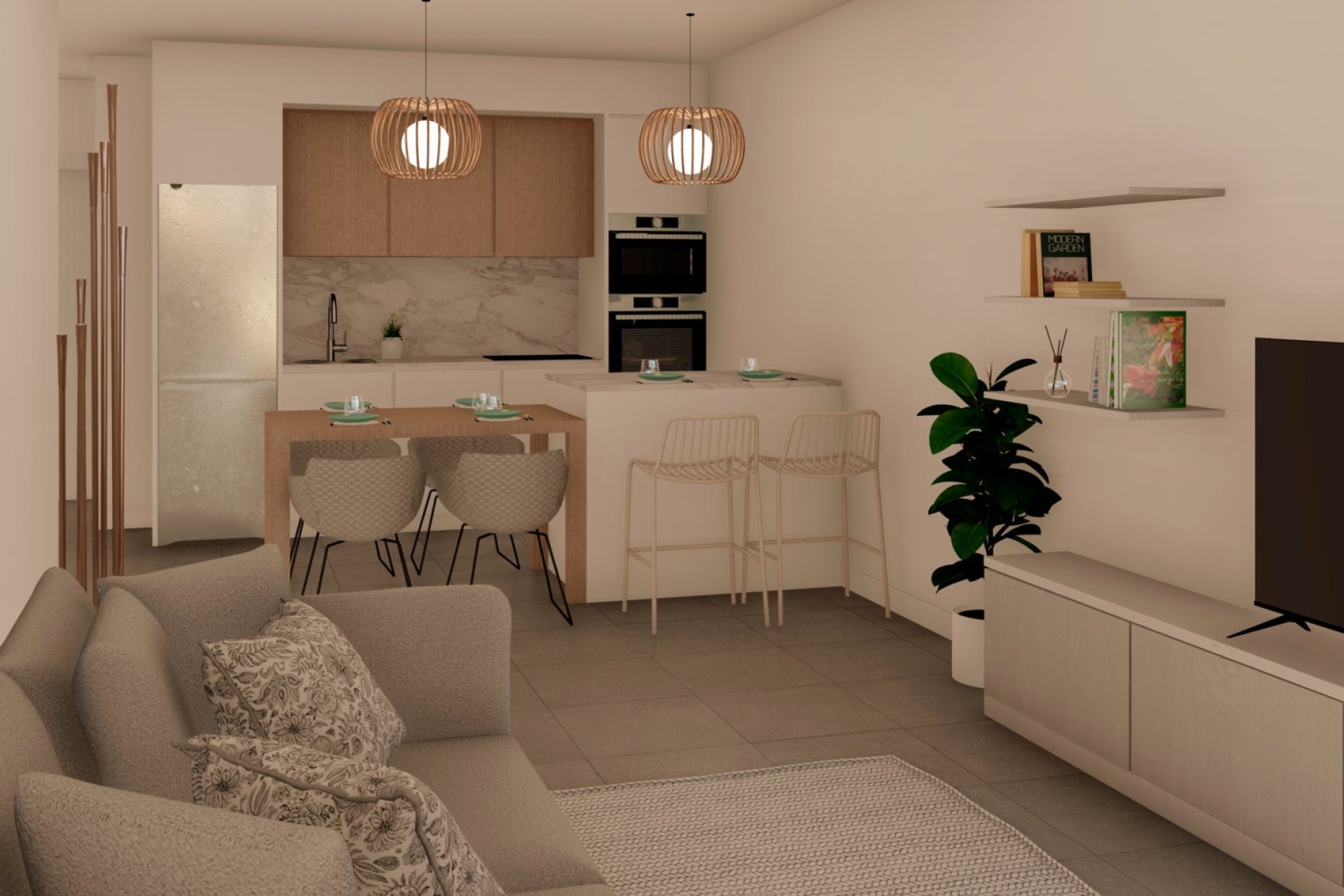 Nieuwbouw Woningen - Bungalow -Solarium -
Roldán