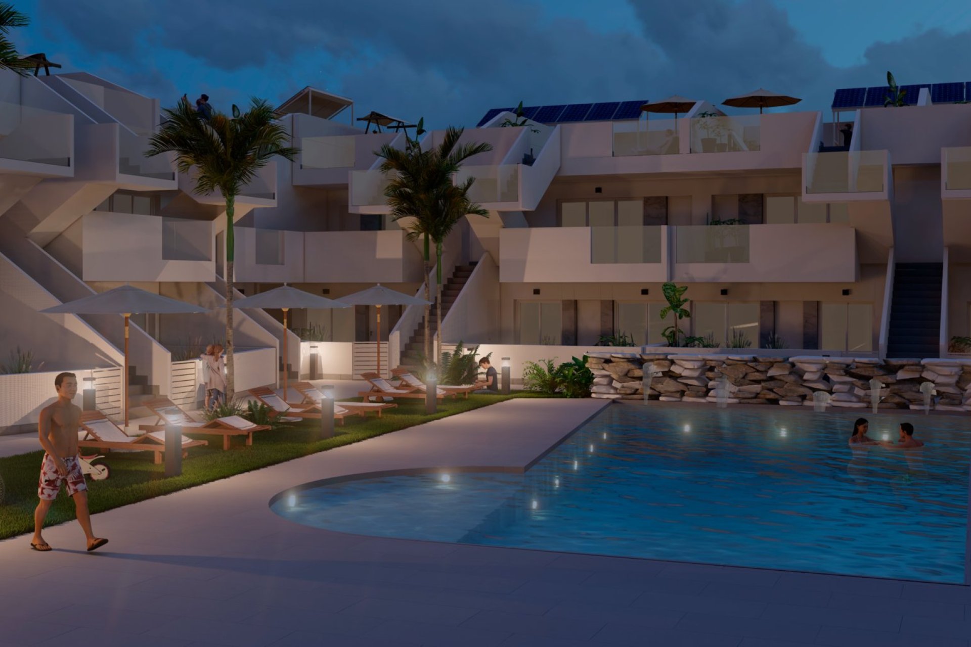 Nieuwbouw Woningen - Bungalow -Solarium -
Roldán