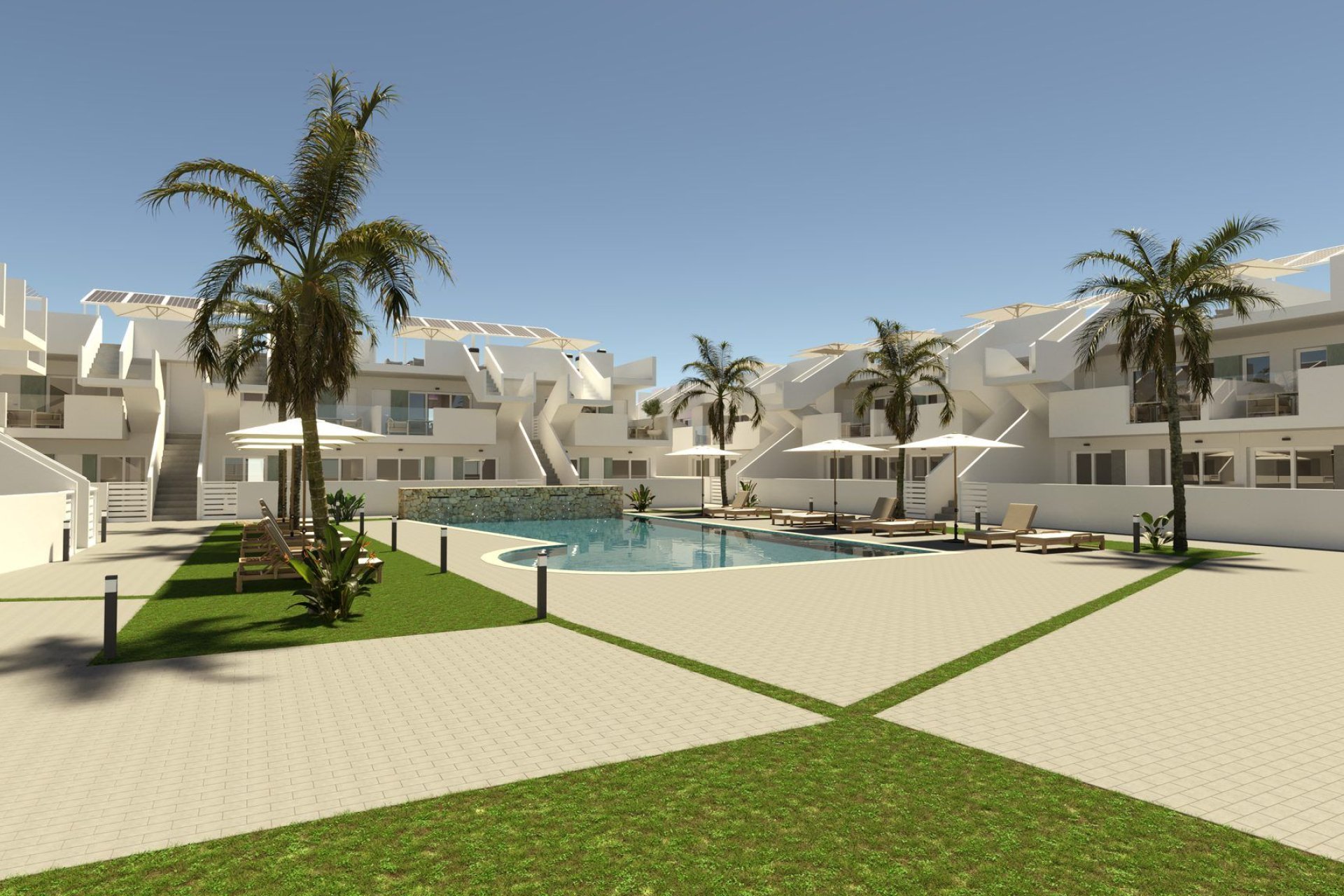 Nieuwbouw Woningen - Bungalow -Solarium -
Roldán