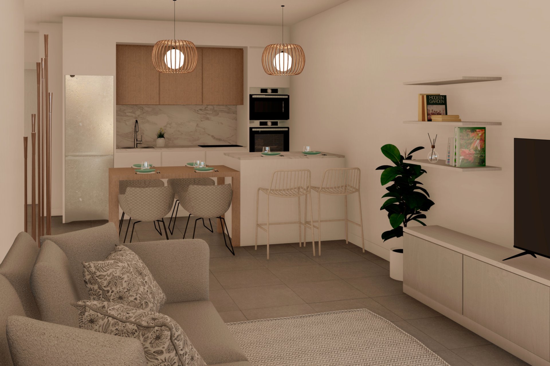 Nieuwbouw Woningen - Bungalow -Solarium -
Roldán