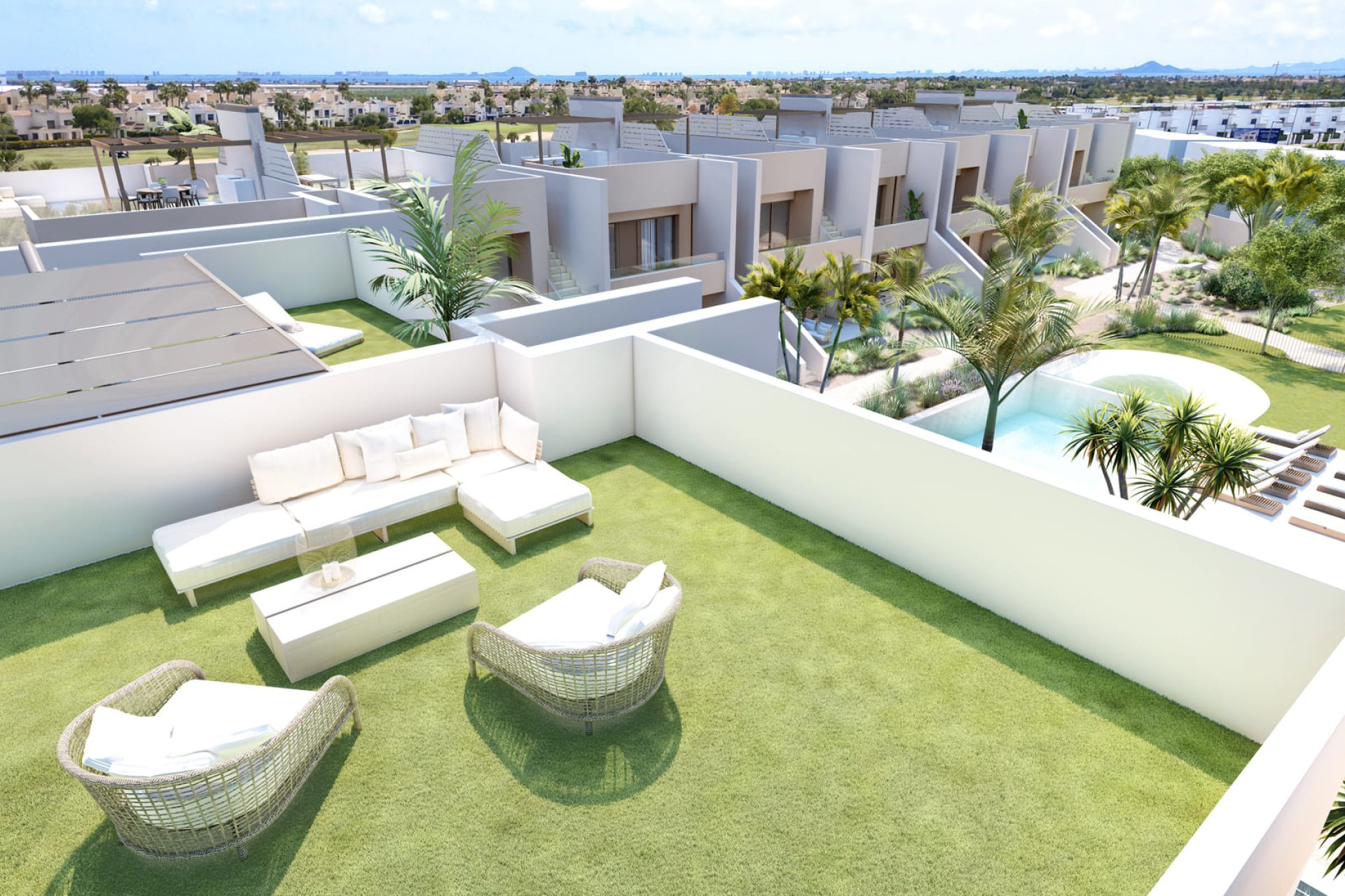 Nieuwbouw Woningen - Bungalow -Solarium -
San Javier