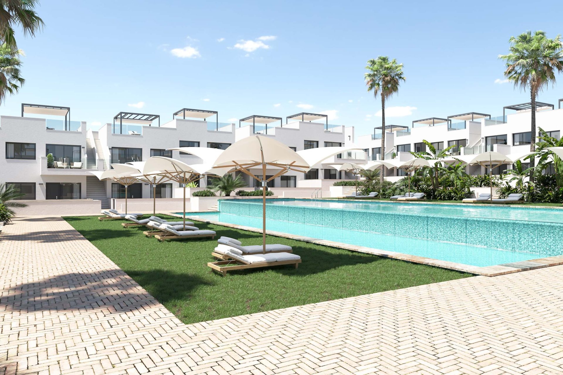 Nieuwbouw Woningen - Bungalow -Solarium -
Torrevieja