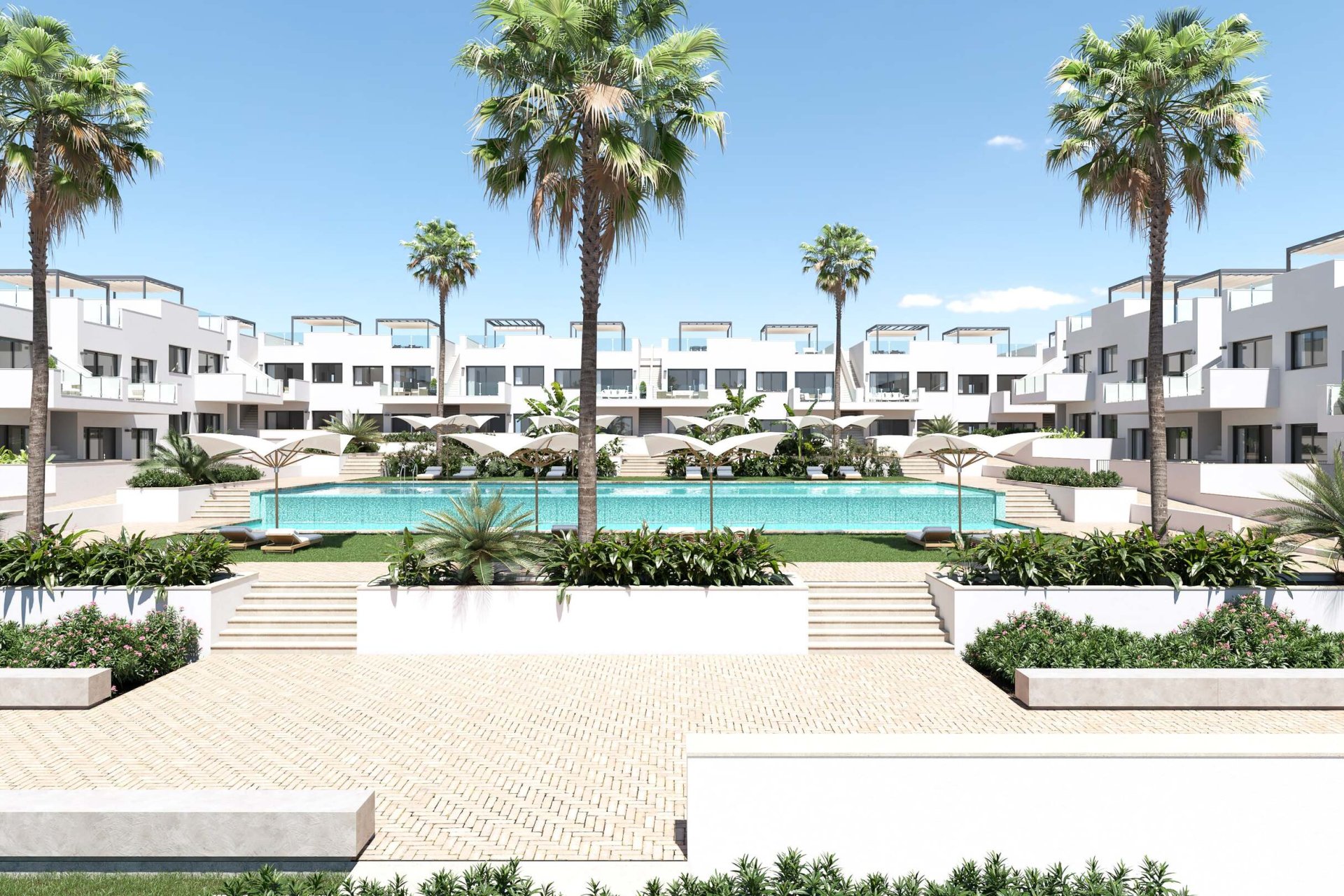 Nieuwbouw Woningen - Bungalow -Solarium -
Torrevieja