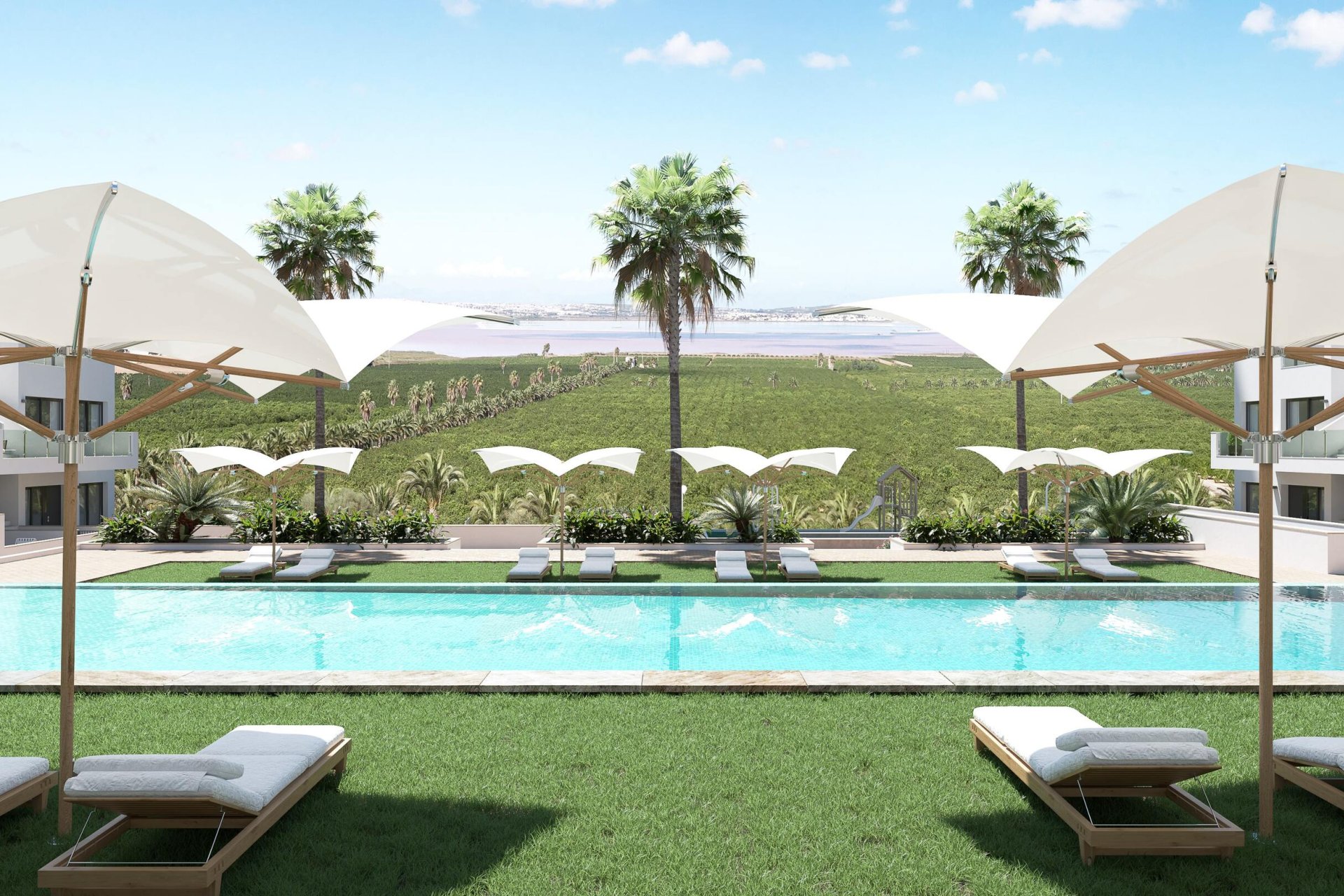 Nieuwbouw Woningen - Bungalow -Solarium -
Torrevieja