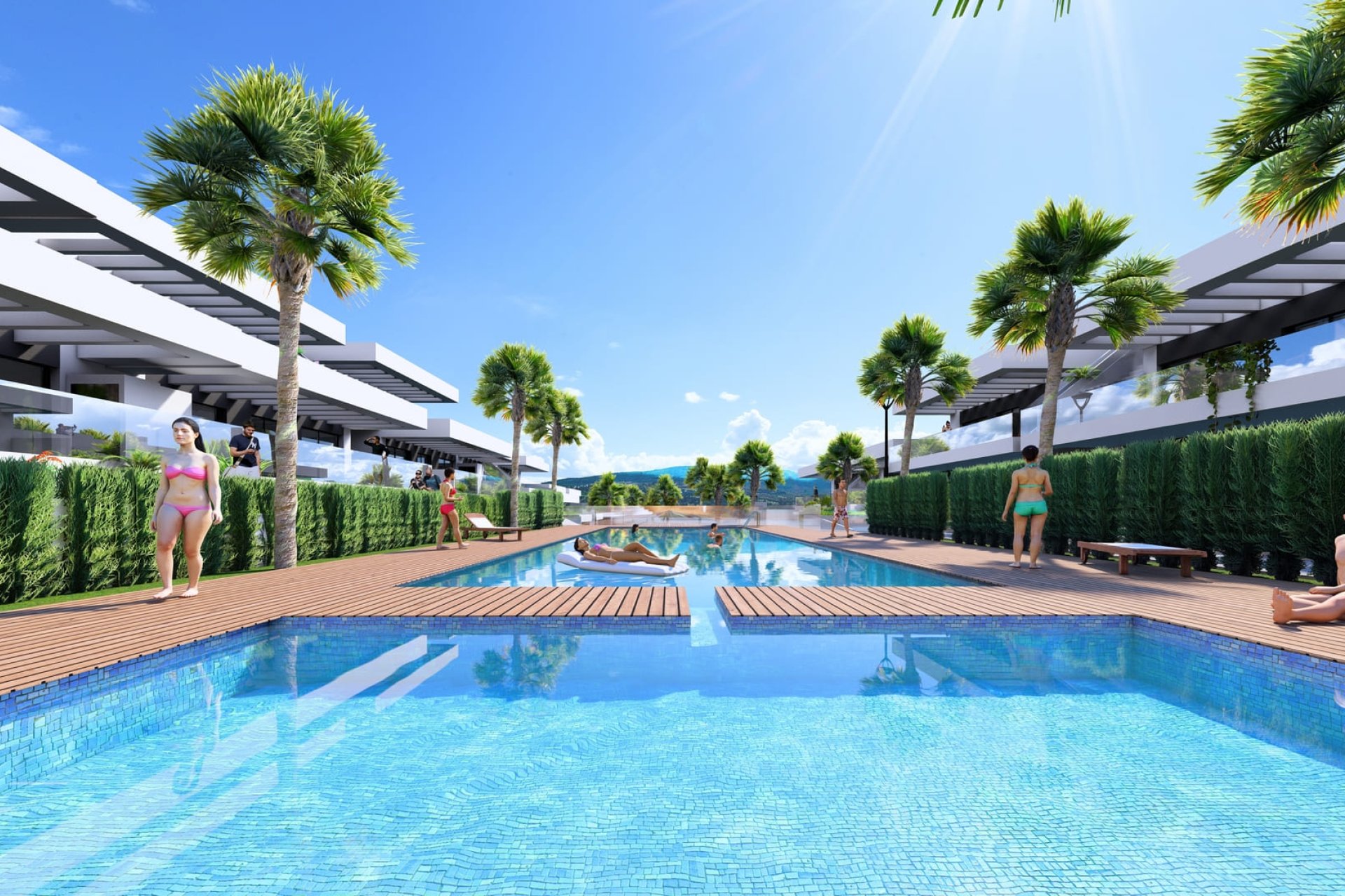 Nieuwbouw Woningen - Bungalow - Tuin -
Algorfa - La Finca Golf