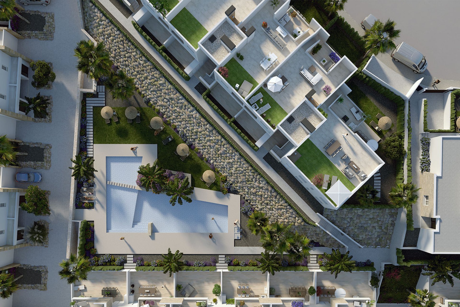 Nieuwbouw Woningen - Bungalow - Tuin -
Algorfa - La Finca Golf