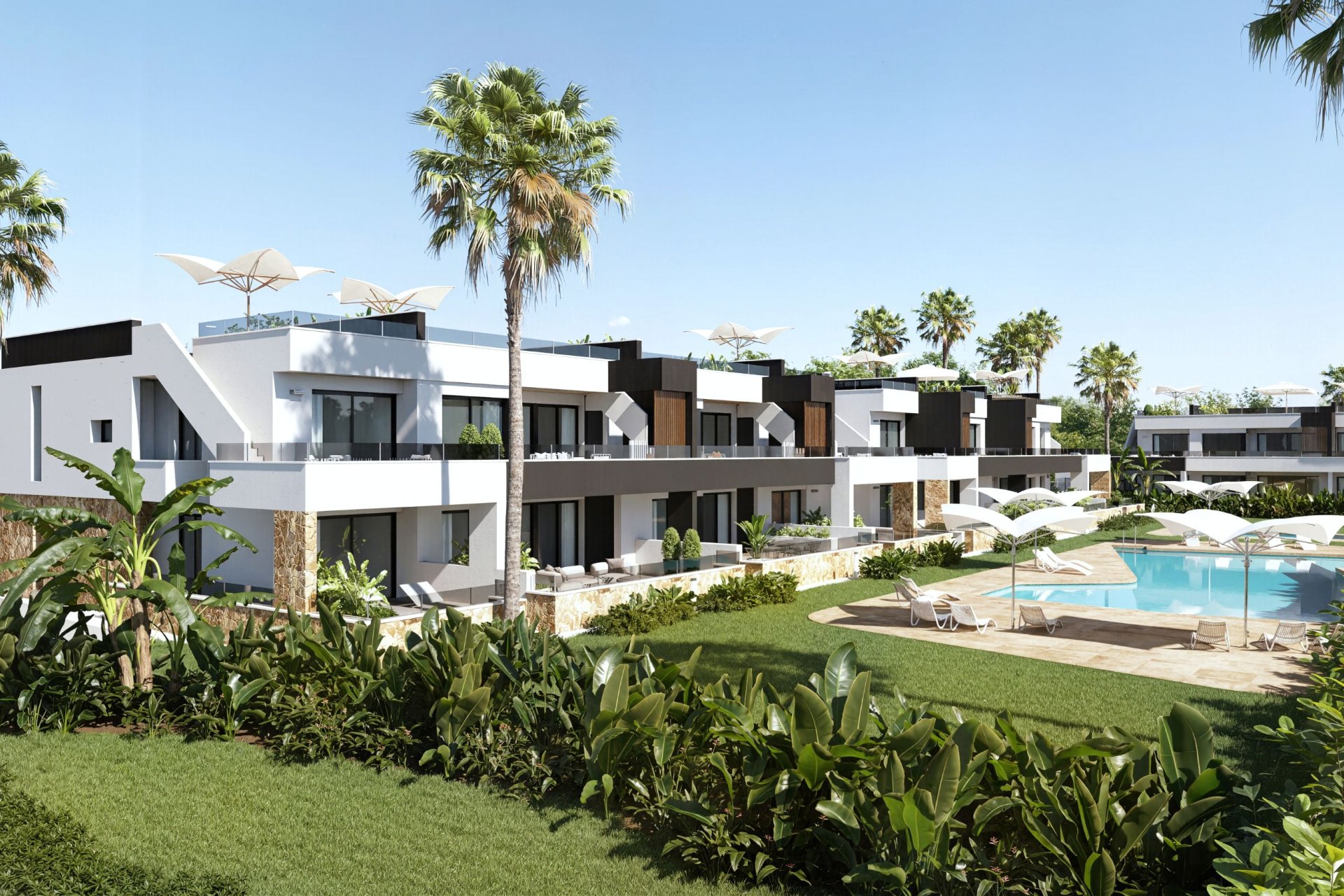 Nieuwbouw Woningen - Bungalow - Tuin -
Ciudad Quesada