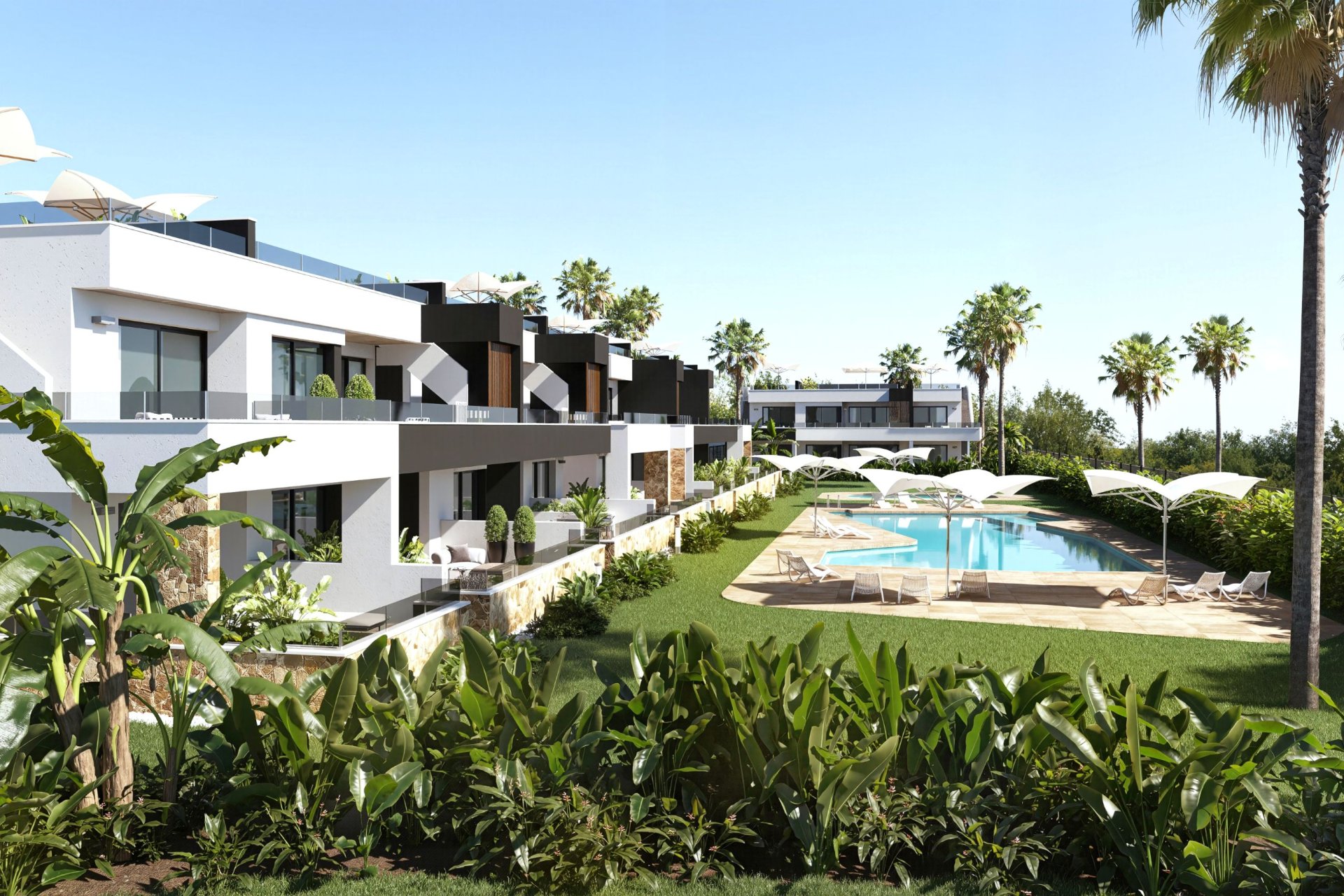 Nieuwbouw Woningen - Bungalow - Tuin -
Ciudad Quesada