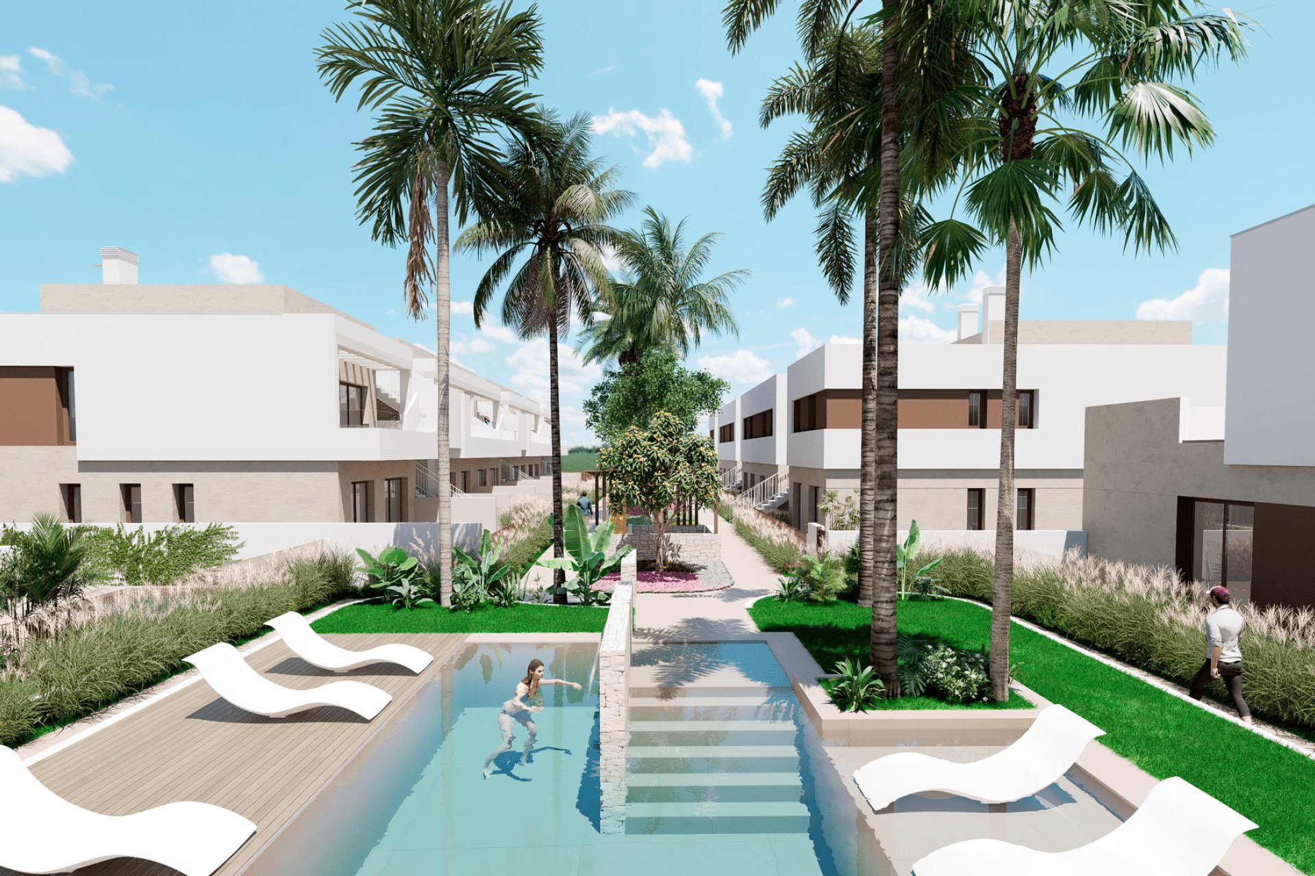 Nieuwbouw Woningen - Bungalow - Tuin -
Los Alcazares - Los Alcázares