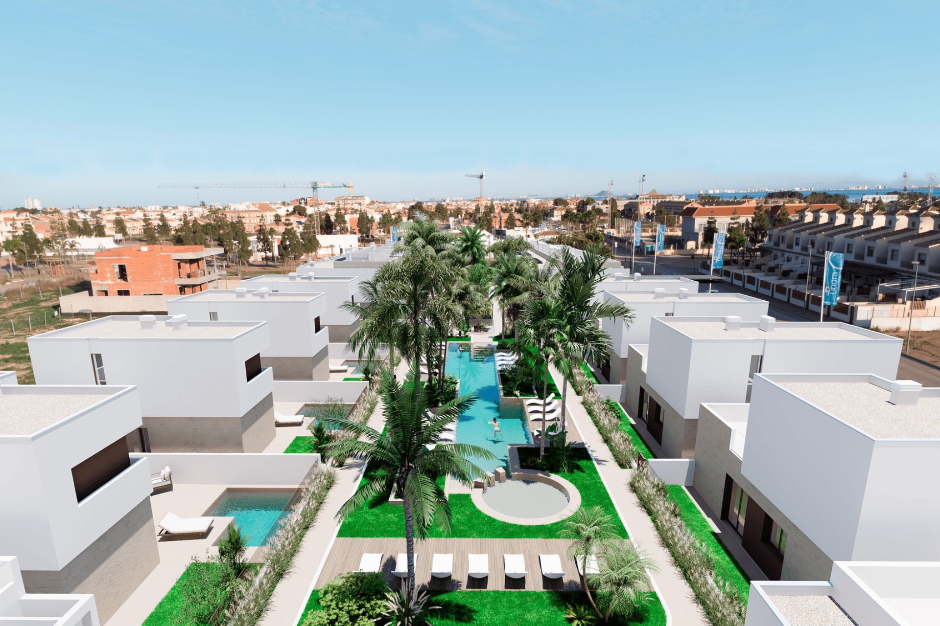 Nieuwbouw Woningen - Bungalow - Tuin -
Los Alcazares - Los Alcázares