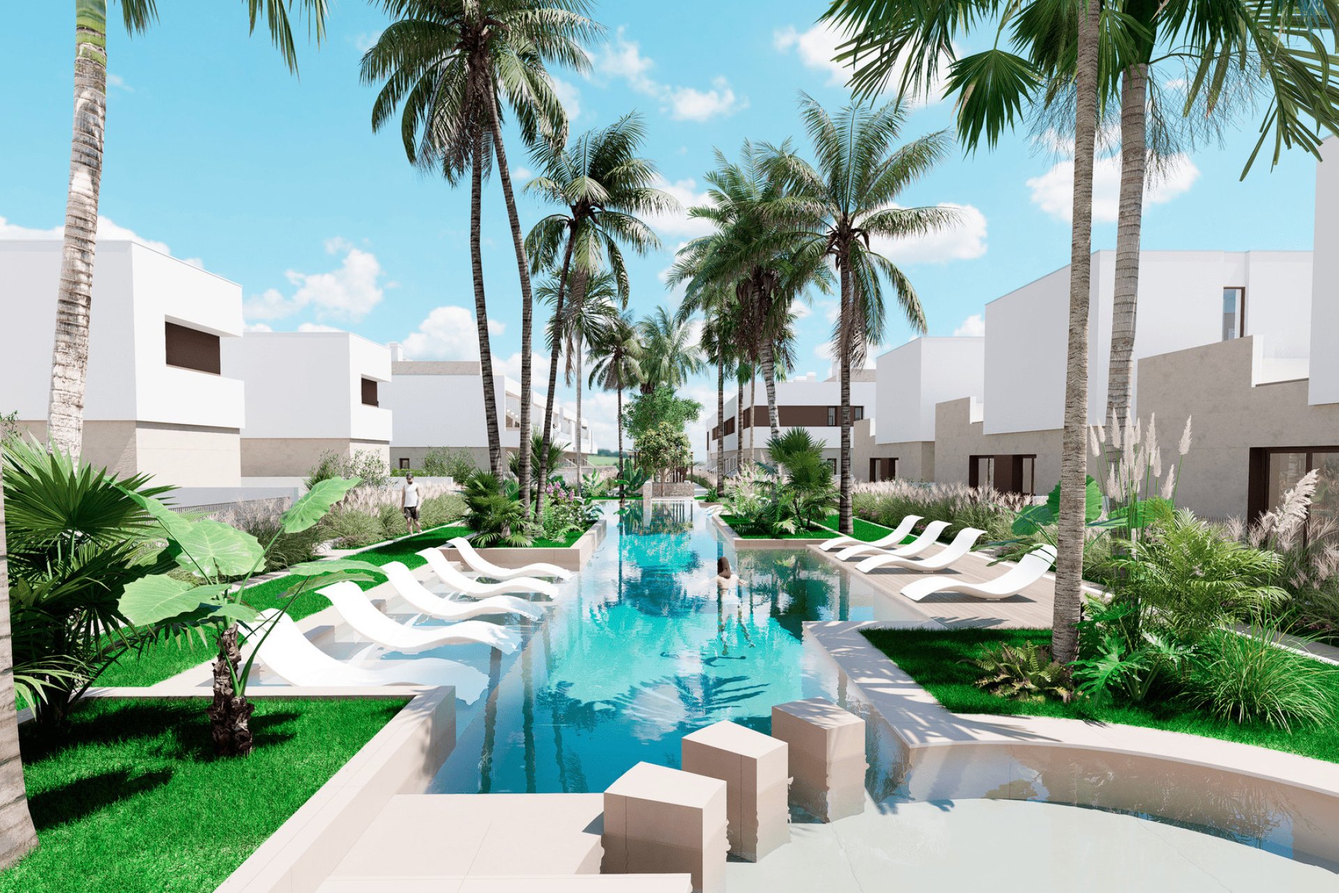 Nieuwbouw Woningen - Bungalow - Tuin -
Los Alcazares - Los Alcázares