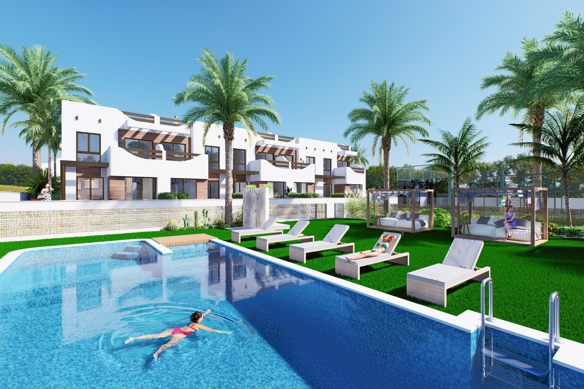 Nieuwbouw Woningen - Bungalow - Tuin -
Torre de la Horadada
